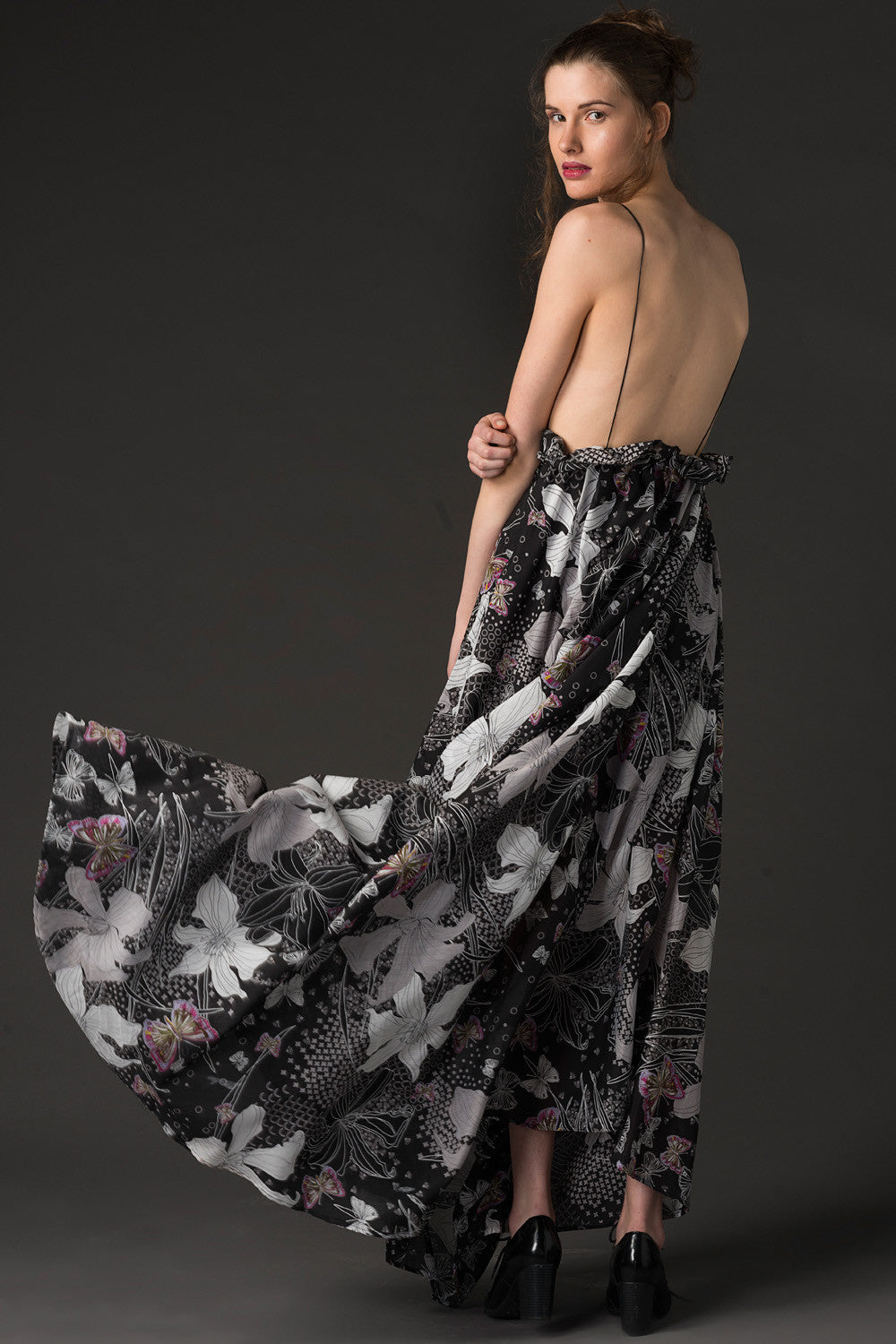 Sonja - Printed Maxi Dress - Oscar Mendoza