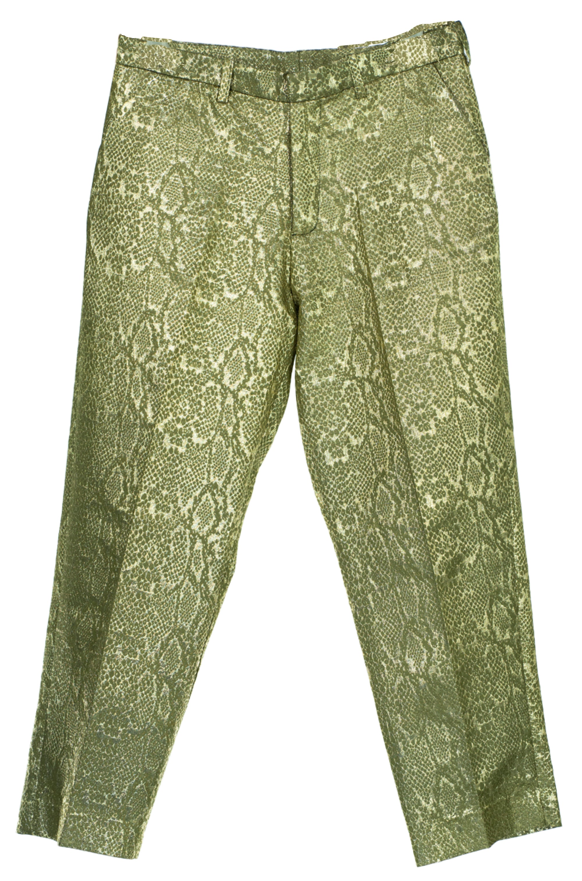 EZOTERIA - Golden Bespoke Suit with Embroidered Scorpio - Oscar Mendoza