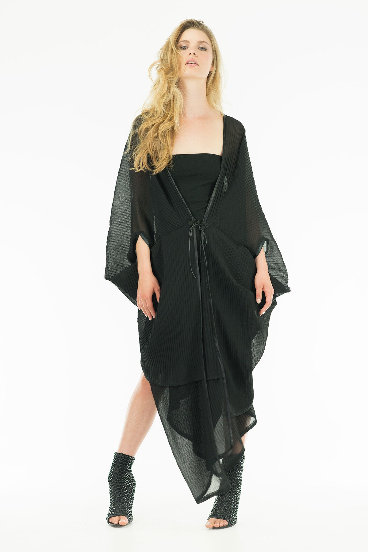 Vamp Cape - Tunique Dress - Folded Draped Tunique - Summer Collection - Oscar Mendoza